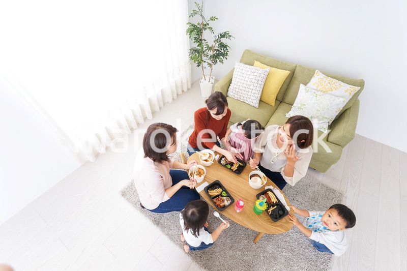 親戚集まってランチ