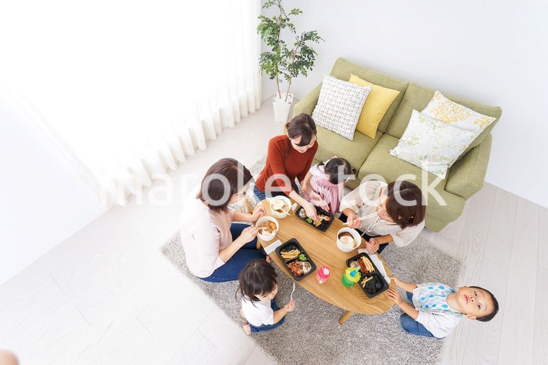 親戚集まってランチ