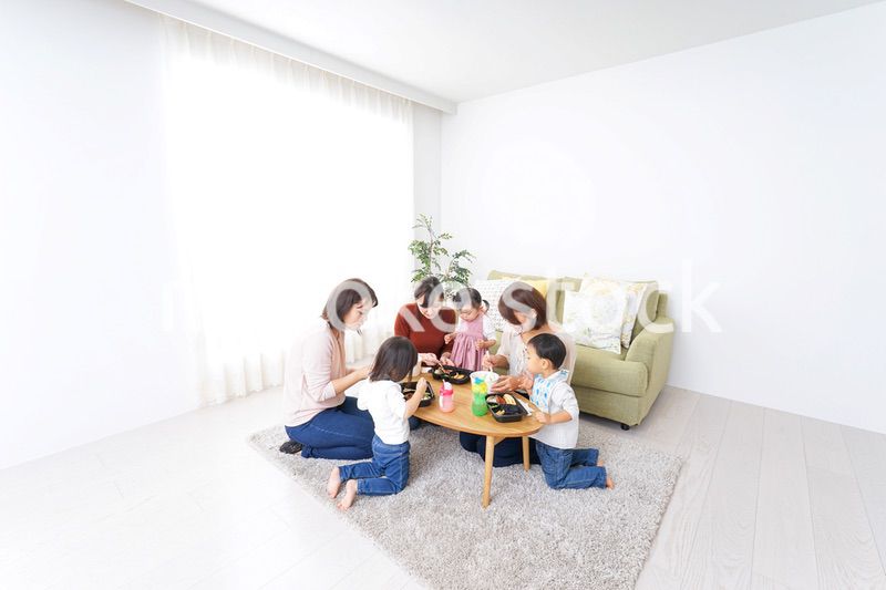 親戚集まってランチ