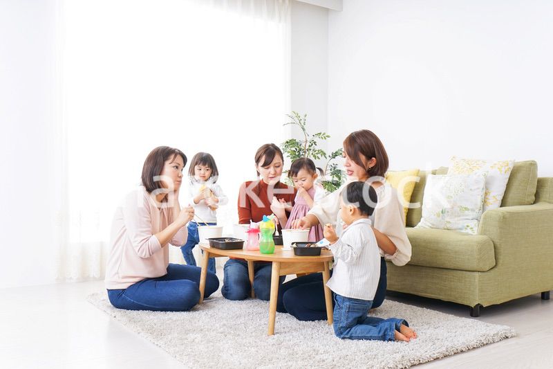 お母さんと子供たち