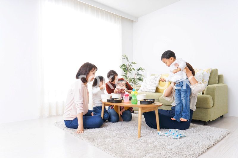 お母さんと子供たち