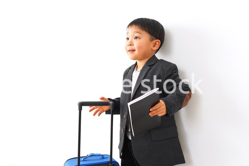 出張に行くビジネスマン