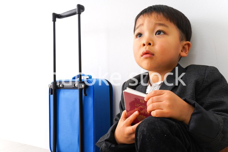 出張に行くビジネスマン