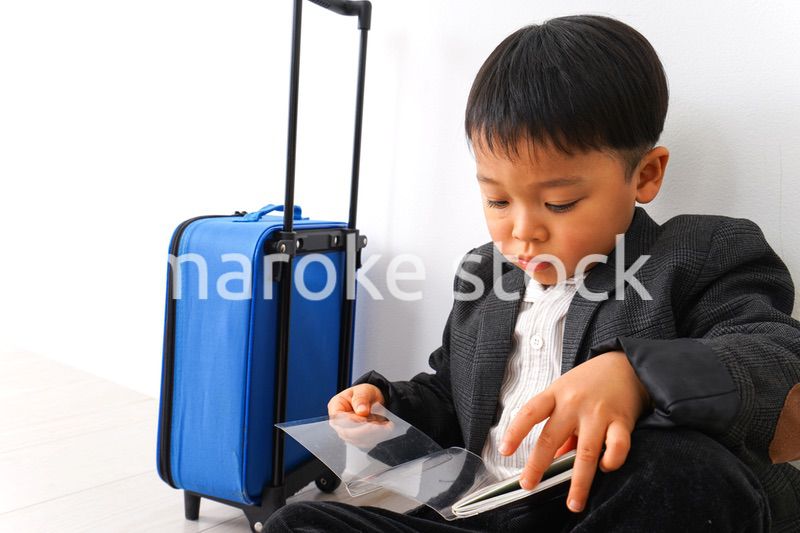 出張に行くビジネスマン