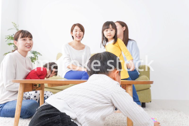 ママ友と子供たち