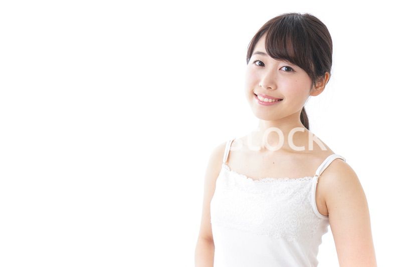 お風呂上がりの女性