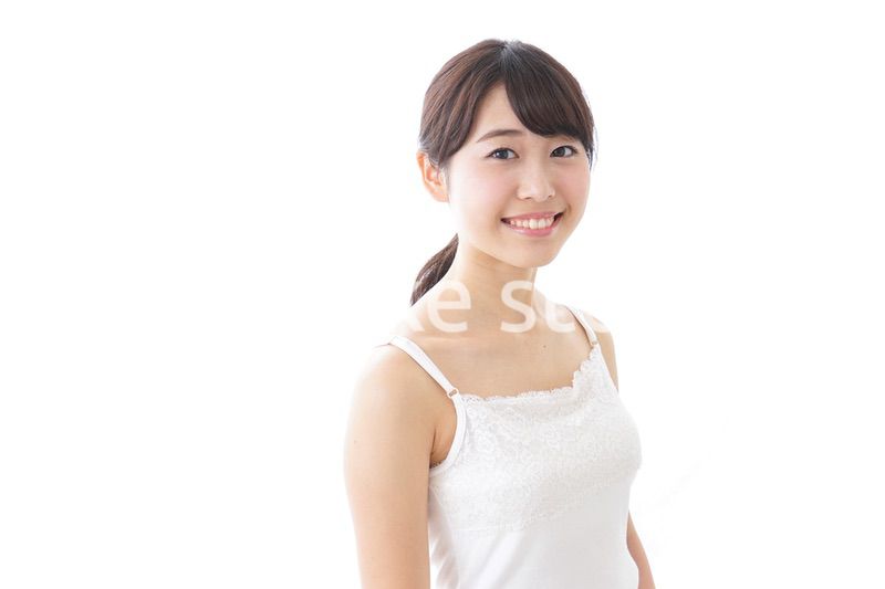 お風呂上がりの女性