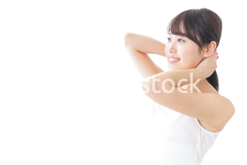 お風呂上がりの女性