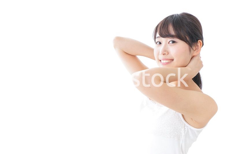 お風呂上がりの女性