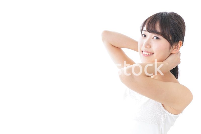 お風呂上がりの女性