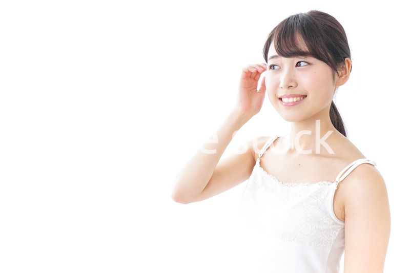 お風呂上がりの女性