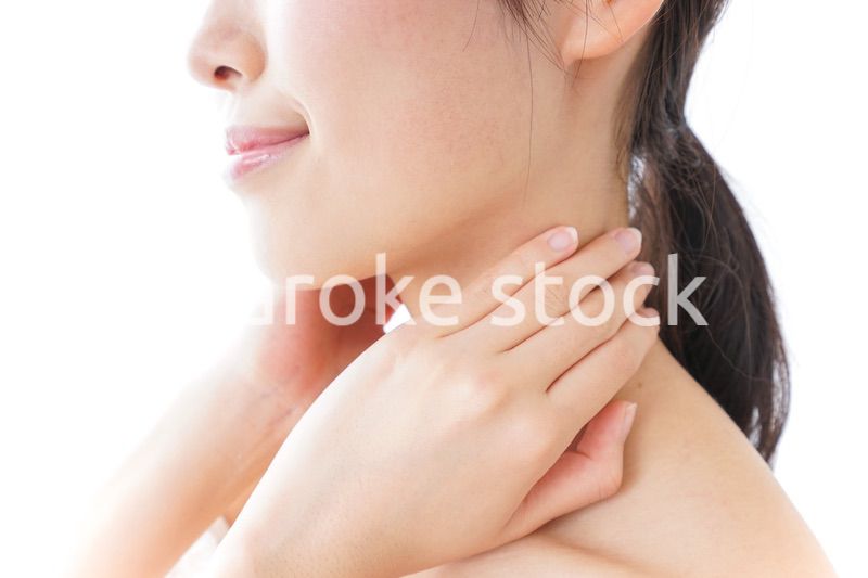 お風呂上がりの女性