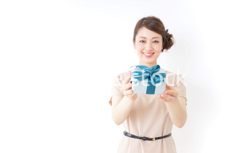 プレゼントと女性