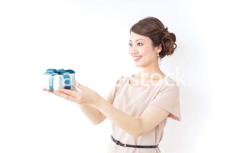 プレゼントと女性