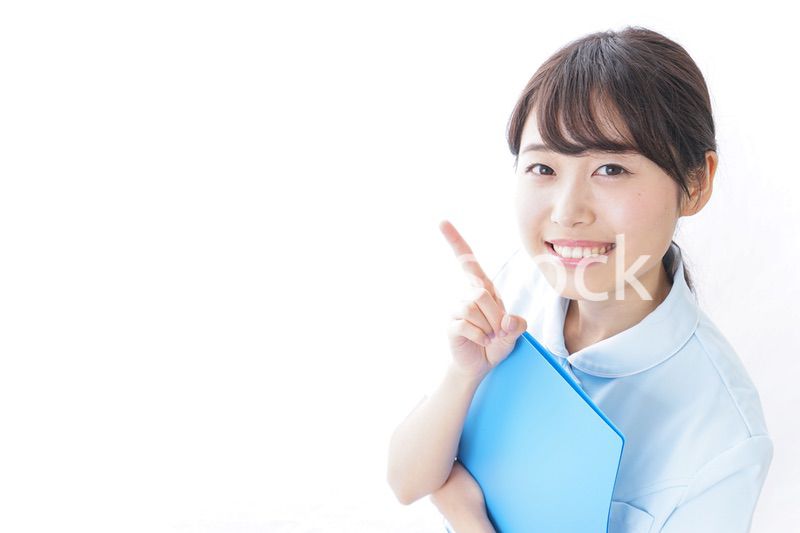 アドバイスをする看護師