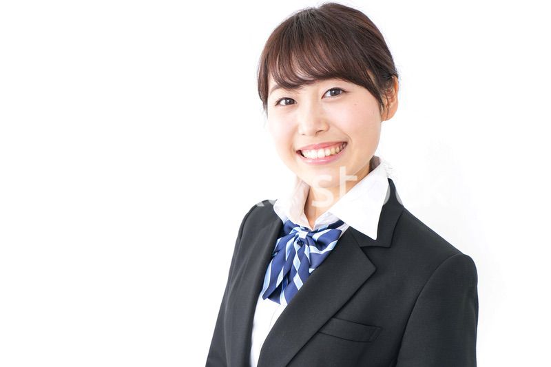 制服姿の高校生