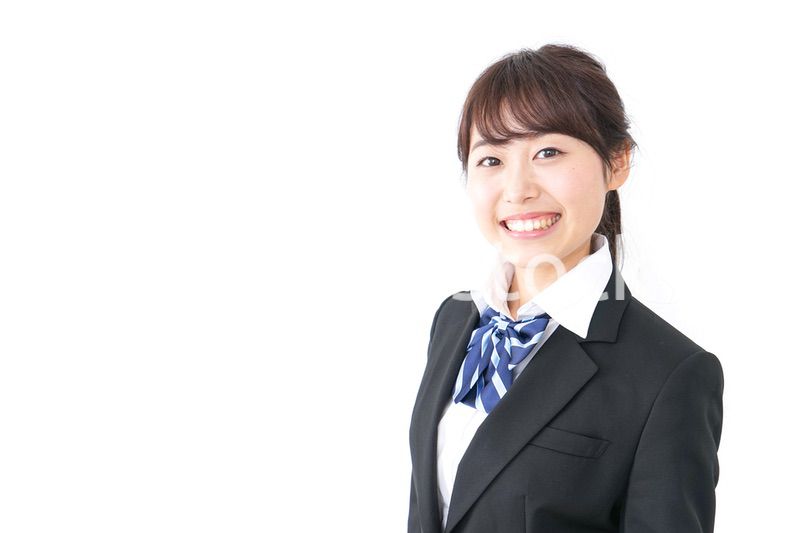 制服姿の高校生