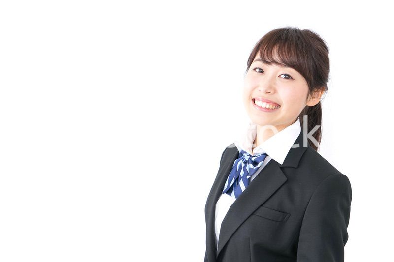 制服姿の高校生