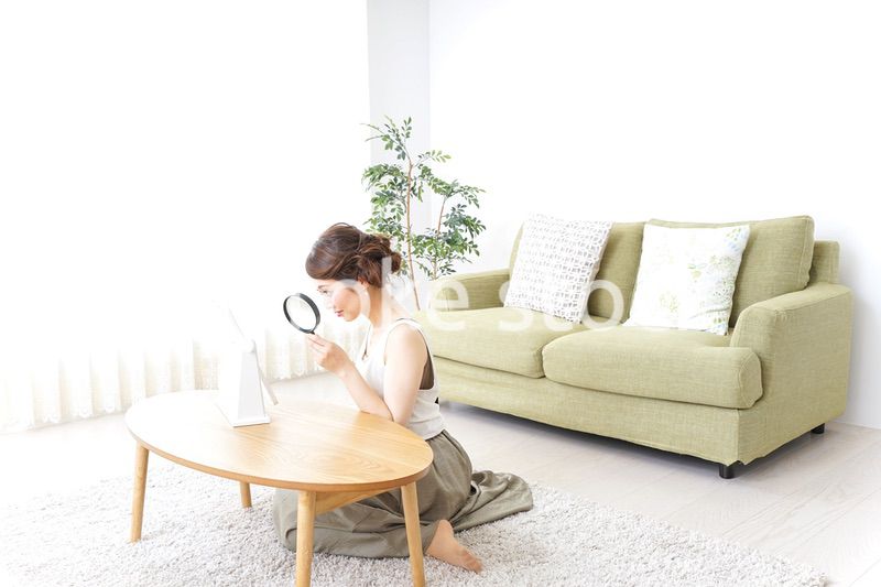 スキンケア・虫眼鏡