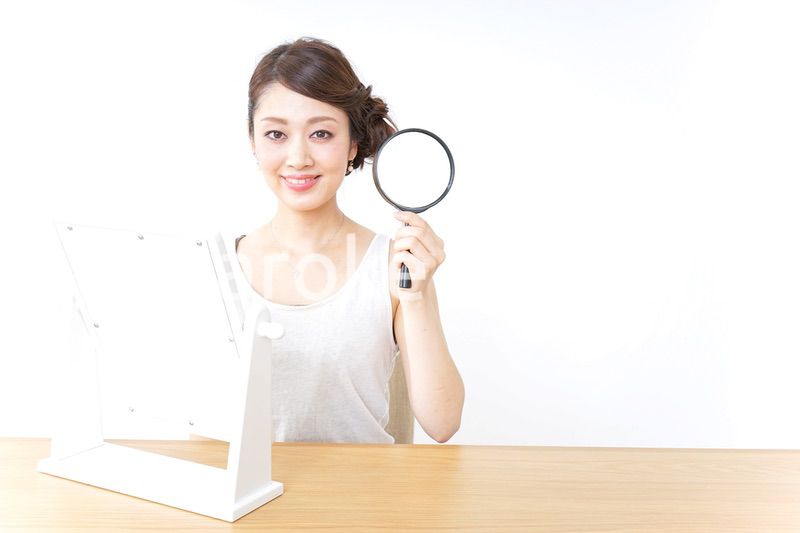 スキンケア・虫眼鏡