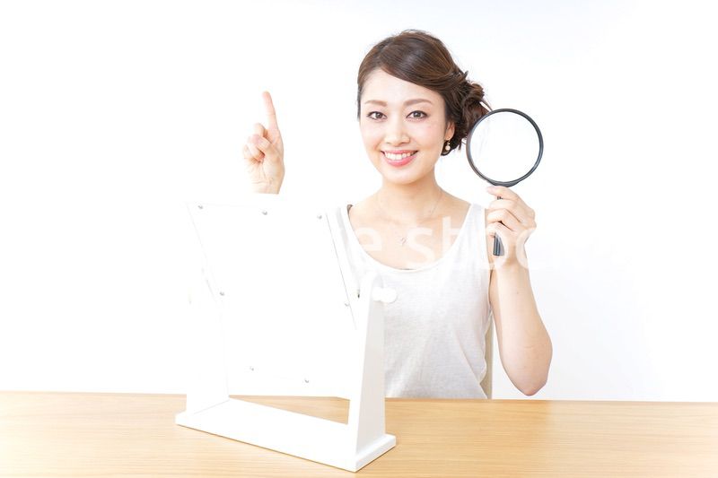 スキンケア・虫眼鏡