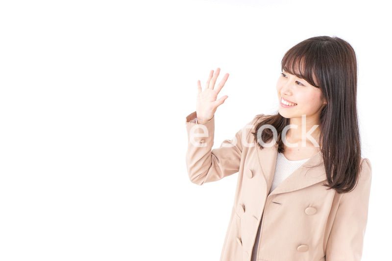 コートを来た女性