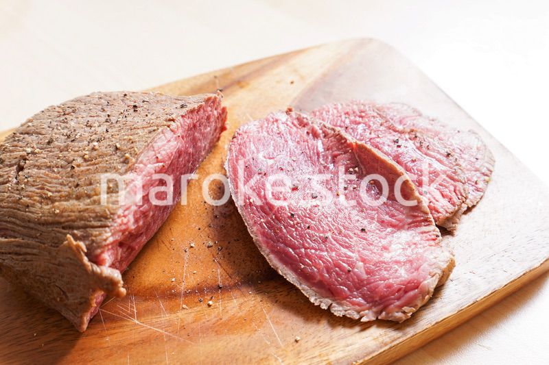 手作りのローストビーフ