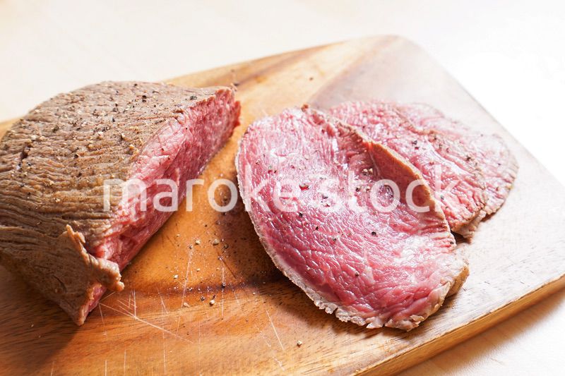 手作りのローストビーフ