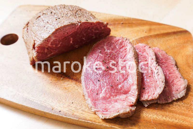 手作りのローストビーフ