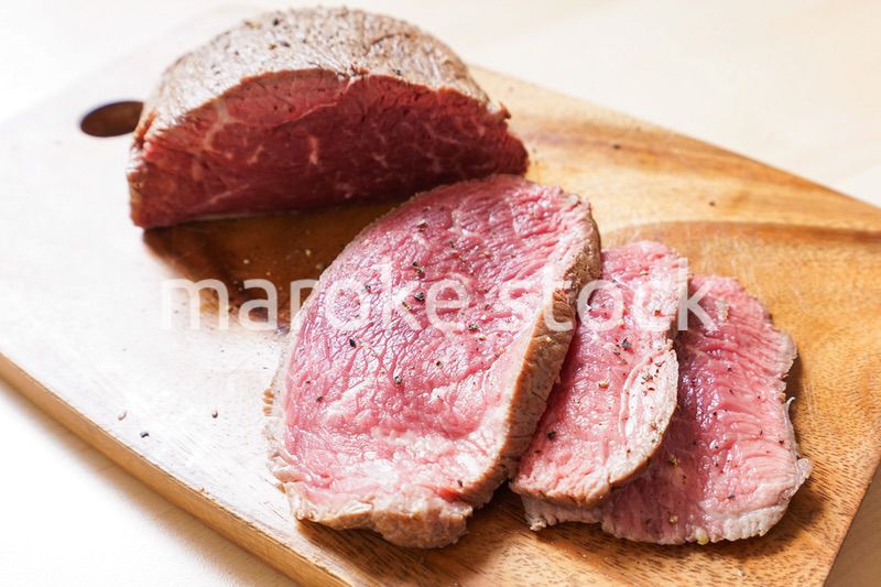 手作りのローストビーフ