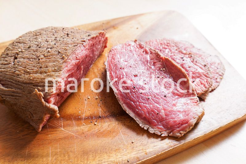 手作りのローストビーフ