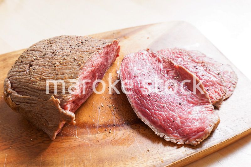 手作りのローストビーフ