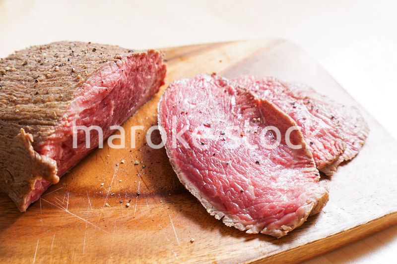 手作りのローストビーフ