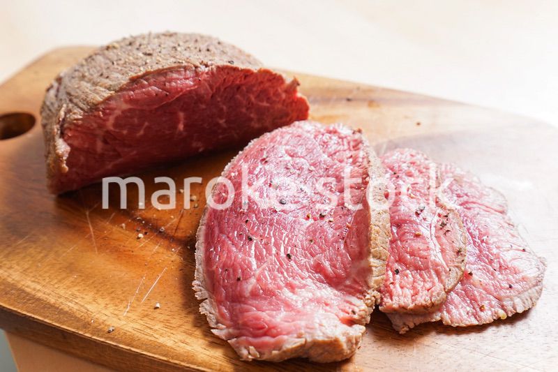 手作りのローストビーフ