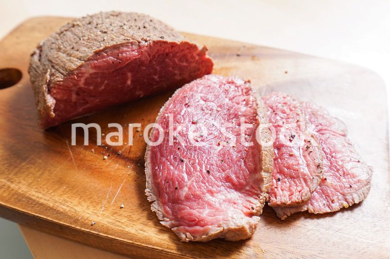 手作りのローストビーフ