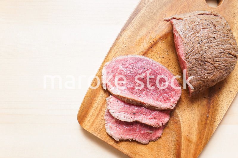 手作りのローストビーフ