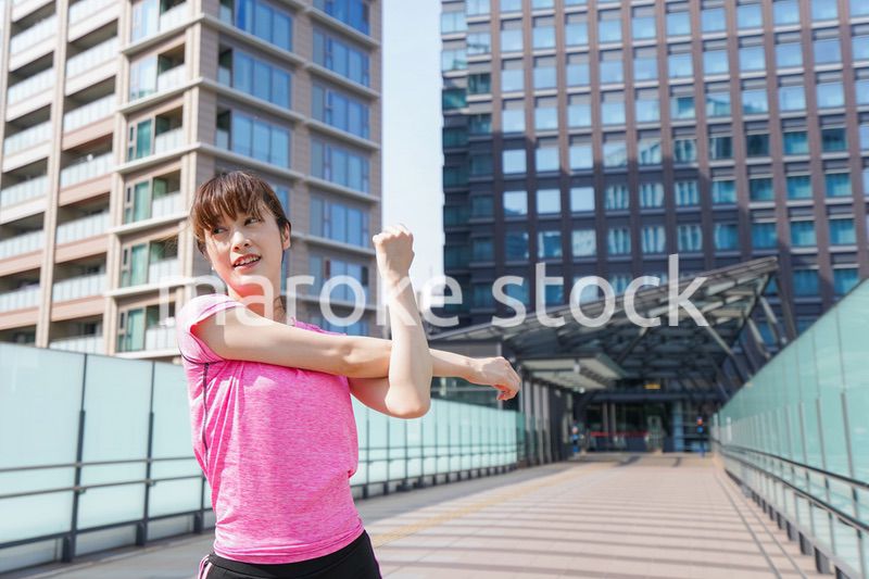Young woman exercise