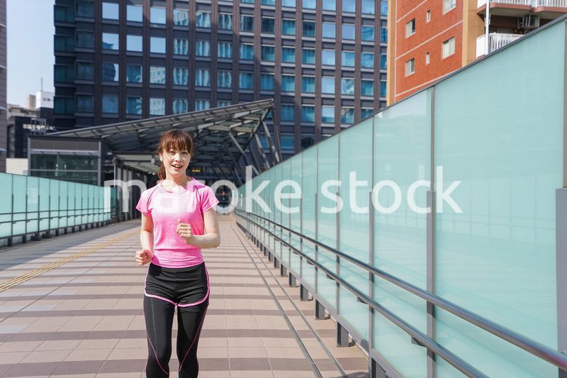 Young woman exercise