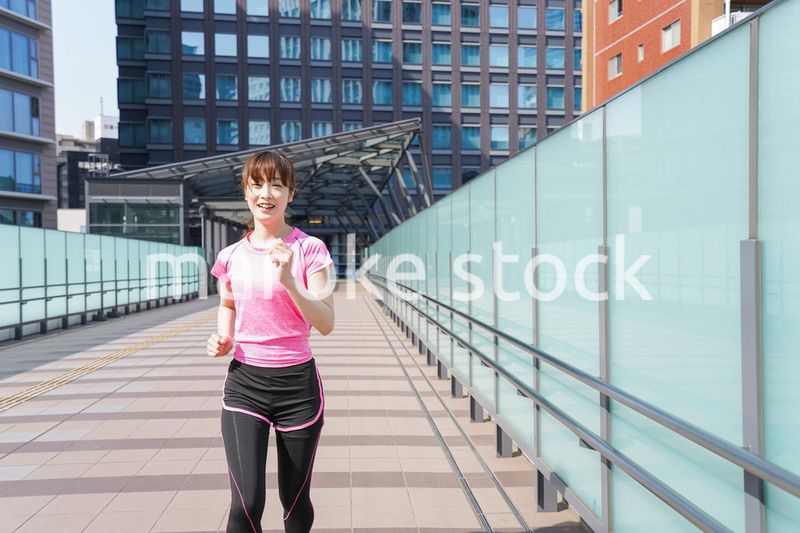 Young woman exercise