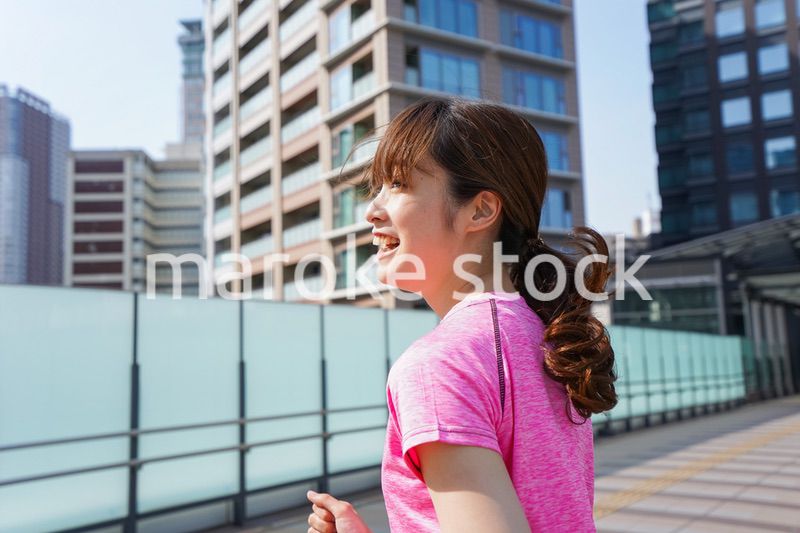 Young woman exercise