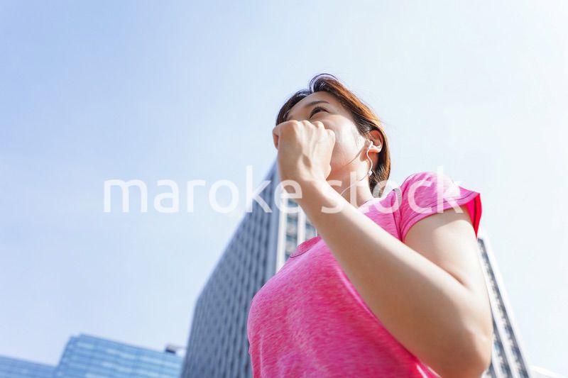 Young woman exercise