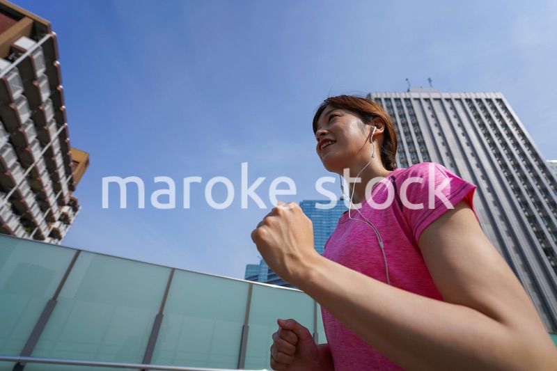 Young woman exercise