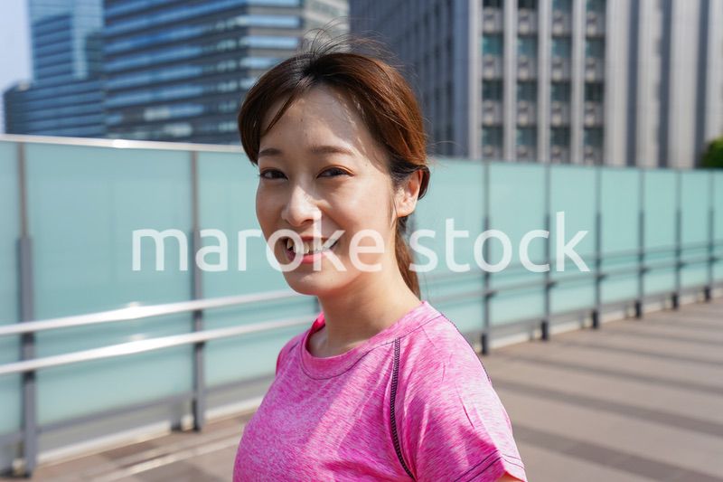 Young woman exercise