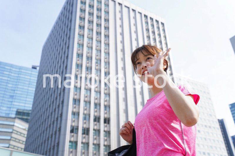 Young woman exercise