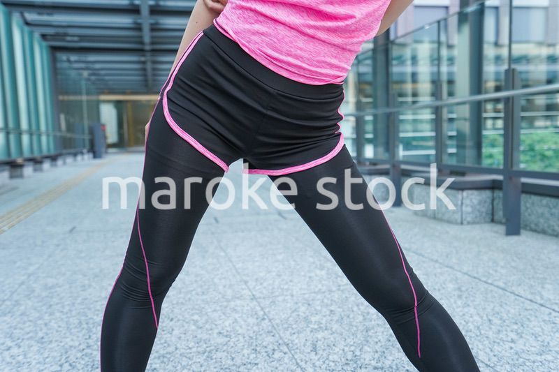 Young woman exercise