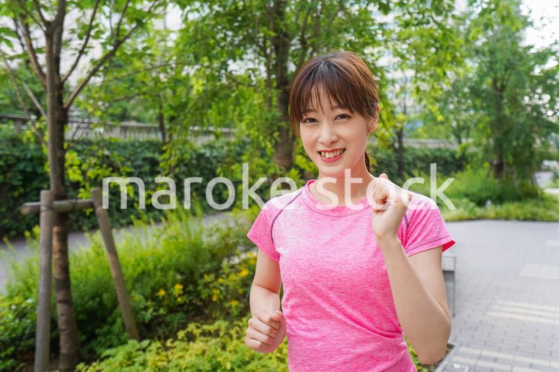 Young woman exercise