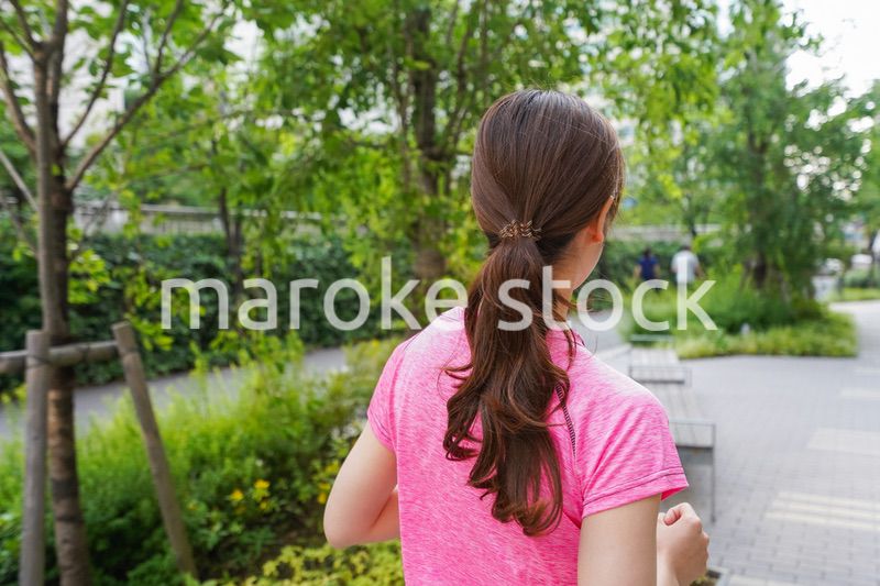 Young woman exercise