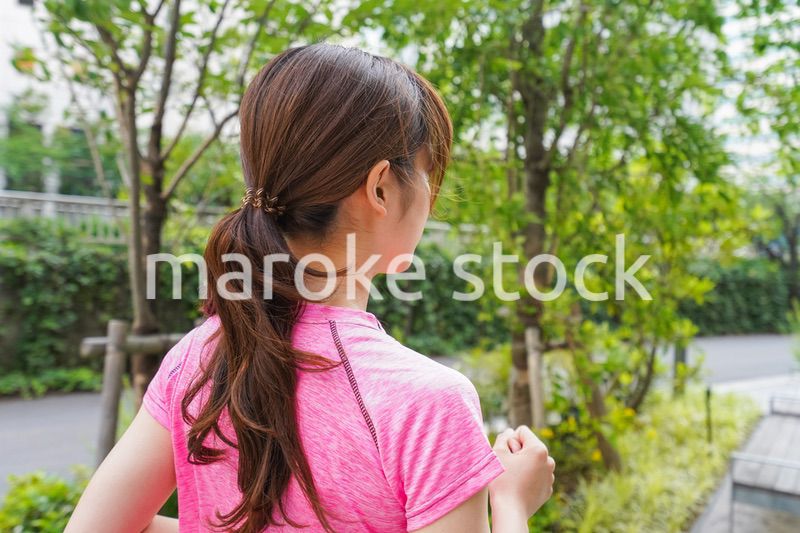 Young woman exercise