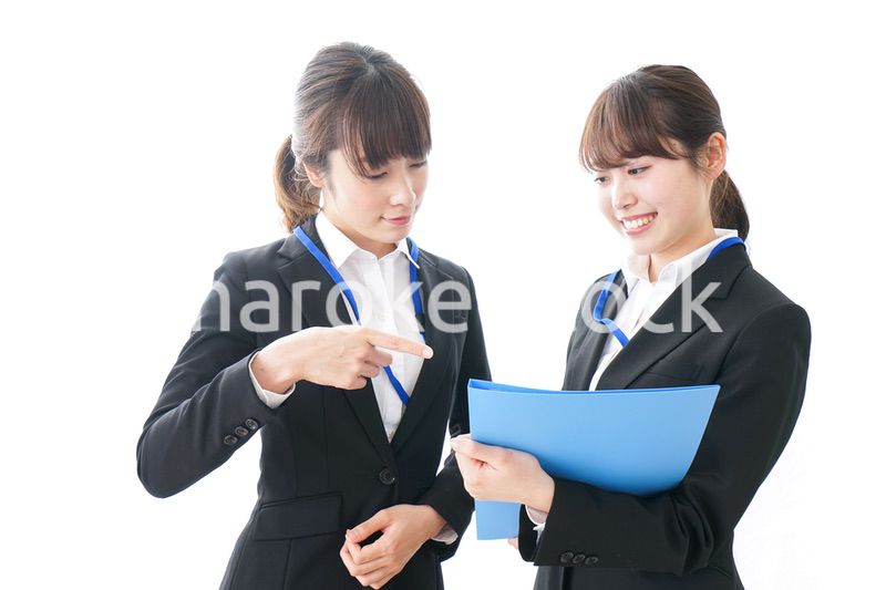 打ち合わせをするビジネスウーマン