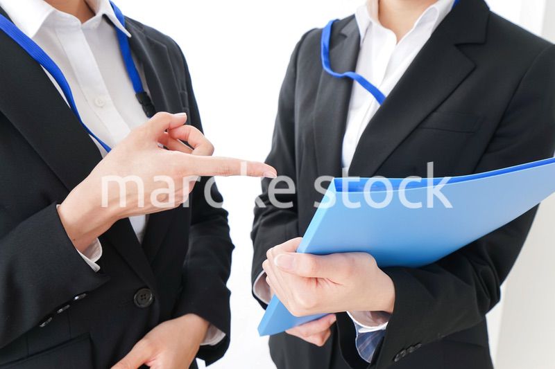 打ち合わせをするビジネスウーマン